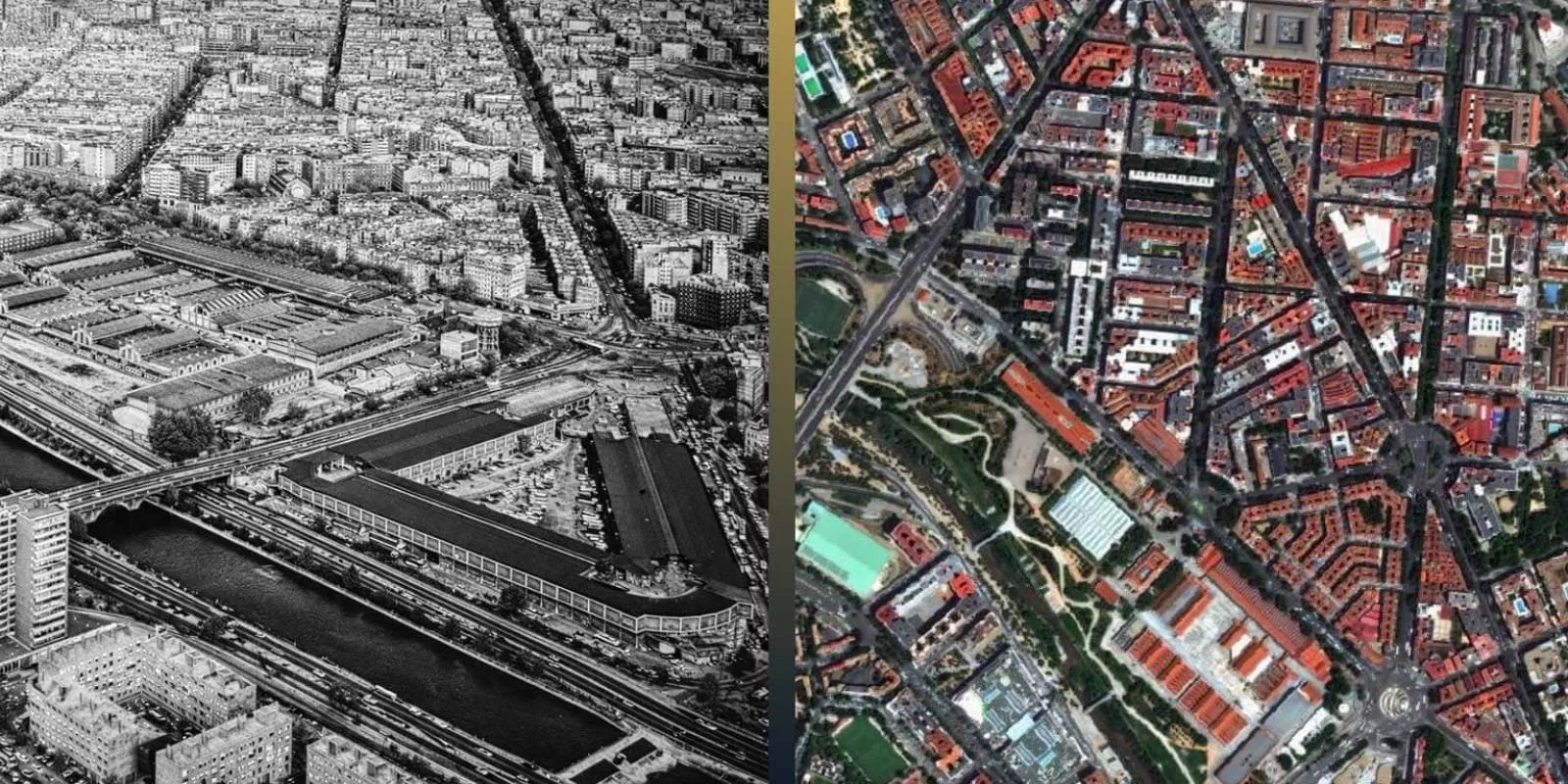 Evolución histórica del distrito de Arganzuela: de periferia industrial a zona residencial consolidada